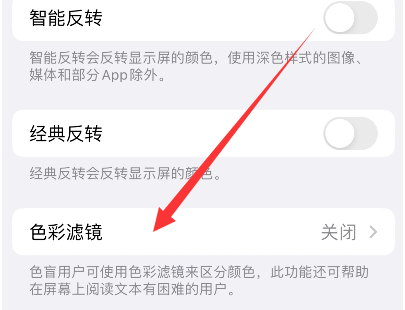 贺州苹果14正规维修分享iPhone14如何关闭色彩滤镜 