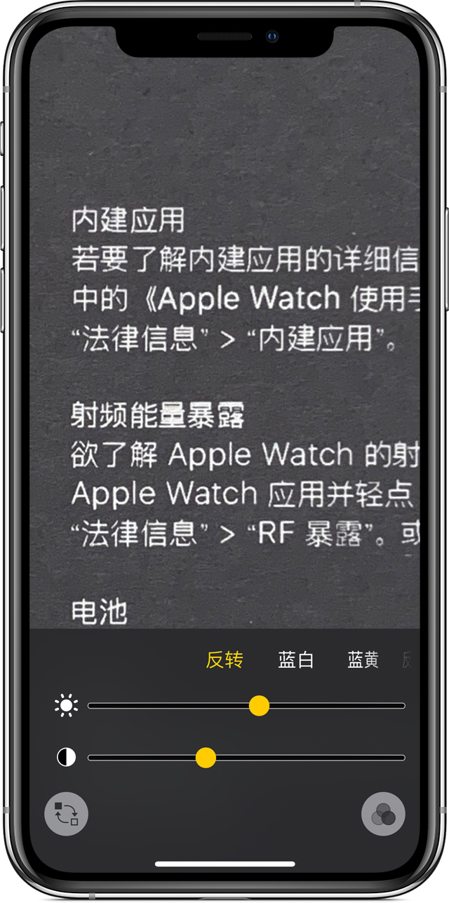 贺州苹果手机维修分享iPhone 小技巧：使用自带的放大器功能放大文字 